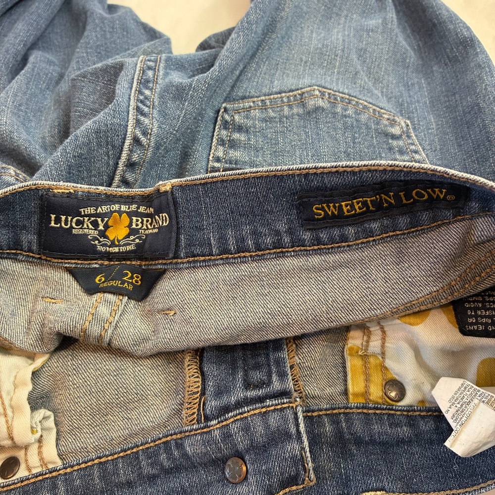 Lucky Brand Jeans Sweet N Low Size 6 28 Bootcut - Picture 6 of 6